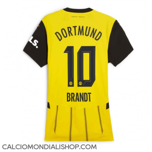 Maglie da calcio Borussia Dortmund Julian Brandt #10 Prima Maglia Femminile 2024-25 Manica Corta